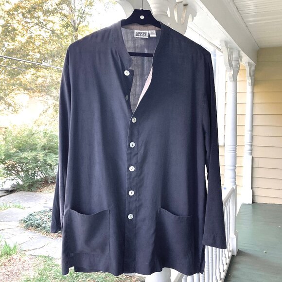 Chico’s DESIGN 100% Silk Tunic Top - Picture 1 of 13